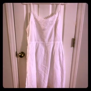 Old Navy XL Little White dress.